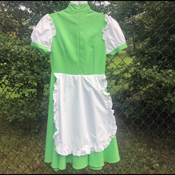 Vocaloid Green Maid Lolita Cosplay Dress - Picture 3 of 3